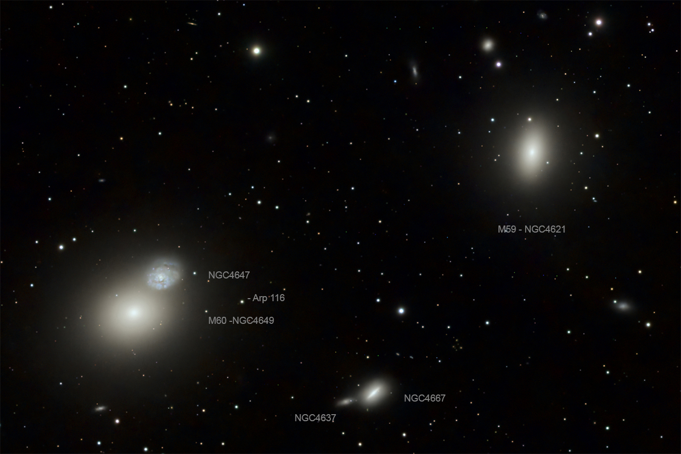 Arp 116 — NGC 4649