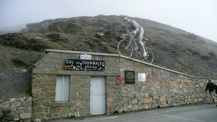 Mountain scenery near the Col du Tourmalet