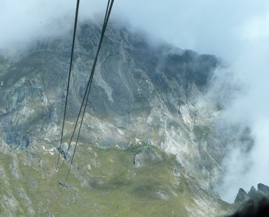 Clouds over the summit